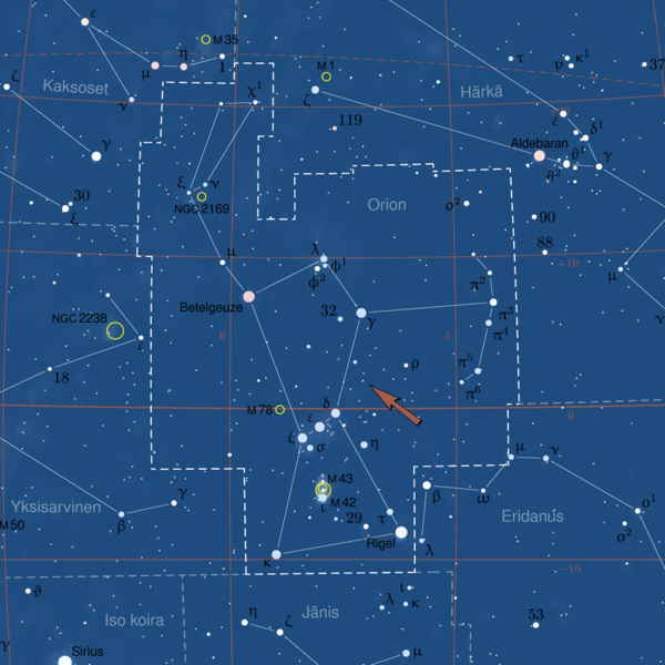 http://commons.wikimedia.org/wiki/File:25_Orionis_location.png