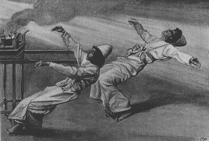 http://commons.wikimedia.org/wiki/File:Tissot_The_Two_Priests_Are_Destroyed.jpg