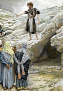 Saint John the Baptist and the Pharisees - James Tissot - Wikipedia - Public-Domain