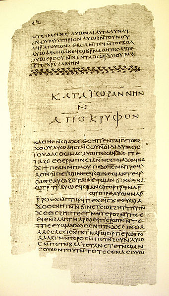 http://en.wikipedia.org/wiki/File:Nag_Hammadi_Codex_II.jpg
