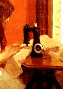 http://commons.wikimedia.org/wiki/File:Girl_at_Sewing_Machine_by_Edward_Hopper.jpg