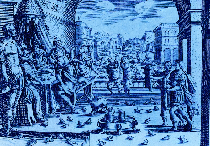 http://commons.wikimedia.org/wiki/File:Jollain_The_Plague_of_Frogs.jpg