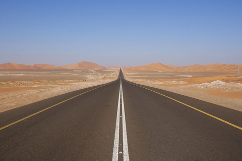 http://commons.wikimedia.org/wiki/File:Desert_road_UAE.JPG