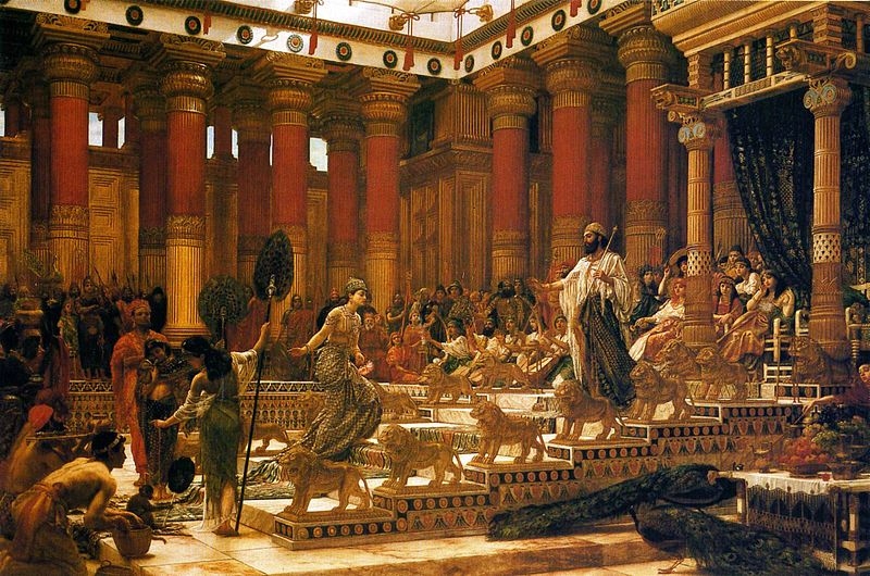 http://zh.wikipedia.org/wiki/File:'The_Visit_of_the_Queen_of_Sheba_to_King_Solomon',_oil_on_canvas_painting_by_Edward_Poynter,_1890,_Art_Gallery_of_New_South_Wales.jpg