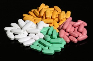 http://en.wikipedia.org/wiki/File:Four_colors_of_pills.jpg