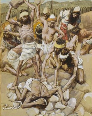 The Sabbath Breaker Stoned by James Tissot, 1900 Jewish Museum, New York