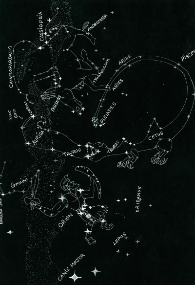 Holy-Ghost-Rider Constellation in Eastern night-sky
