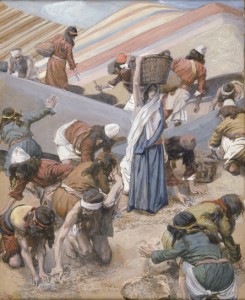 http://commons.wikimedia.org/wiki/File:Tissot_The_Gathering_of_the_Manna_(color).jpg