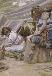 http://commons.wikimedia.org/wiki/File:Tissot_The_Mess_of_Pottage.jpg