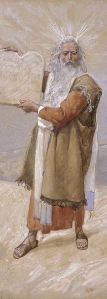 http://commons.wikimedia.org/wiki/File:Tissot_Moses_and_the_Ten_Commandments.jpg