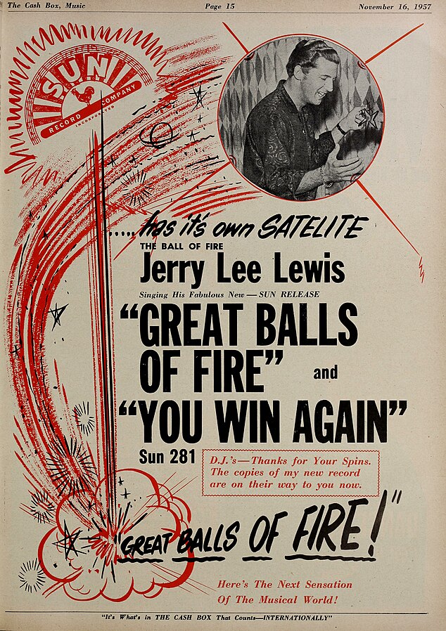 https://commons.wikimedia.org/wiki/File:Great_Balls_of_Fire_-_You_Win_Again_-_Cash_Box_ad_1957.jpg